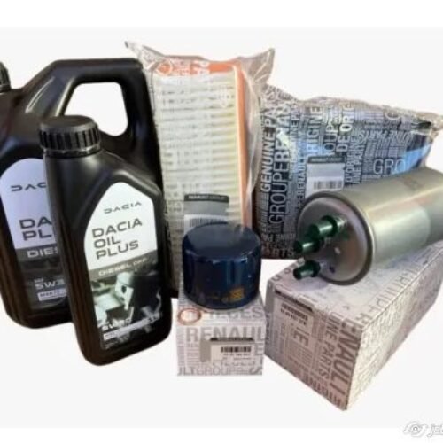 Pachet revizie schimb ulei Dacia Duster 1.5 DCI, filtre Dacia, ulei Dacia 5W30 DPF