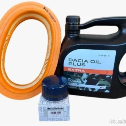 Pachet revizie schimb ulei Dacia Logan 1.4/1.6 MPI, filtre Dacia, ulei Dacia OIL 10W40