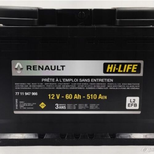 Baterie Auto Renault 60 Ah 510Aen